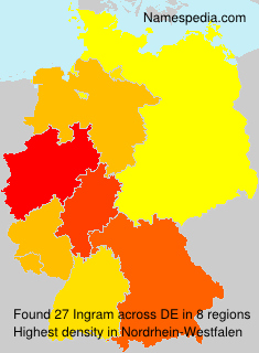 Surname Ingram in Germany Surname Ingram in Germany