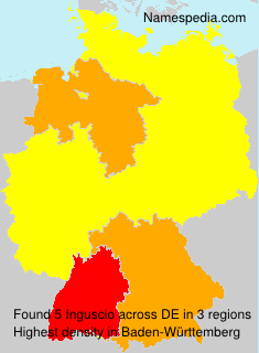 Surname Inguscio in Germany Surname Inguscio in Germany