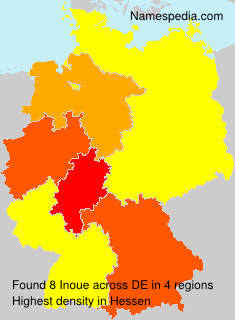 Surname Inoue in Germany Surname Inoue in Germany
