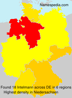 Surname Intelmann in Germany Surname Intelmann in Germany