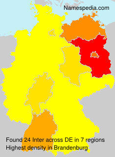 Surname Inter in Germany Surname Inter in Germany