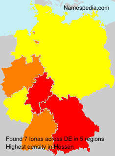 Surname Ionas in Germany Surname Ionas in Germany