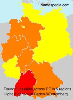Surname Iossifidis in Germany Surname Iossifidis in Germany