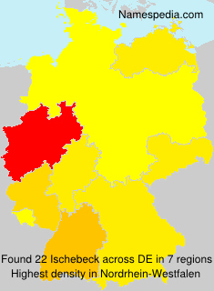 Surname Ischebeck in Germany Surname Ischebeck in Germany