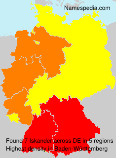 Surname Iskander in Germany Surname Iskander in Germany