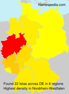 Surname Istas in Germany Surname Istas in Germany