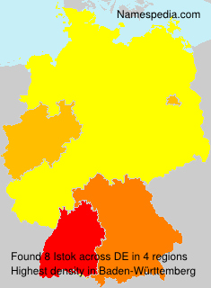 Surname Istok in Germany Surname Istok in Germany