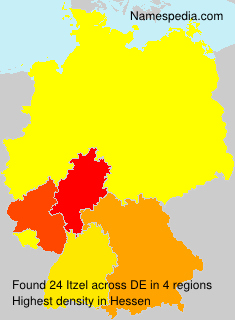 Surname Itzel in Germany Surname Itzel in Germany