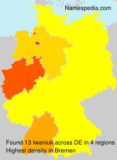 Surname Iwaniuk in Germany Surname Iwaniuk in Germany