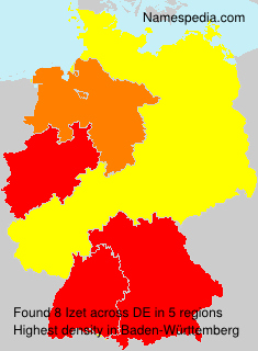 Surname Izet in Germany Surname Izet in Germany