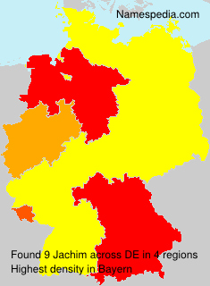 Surname Jachim in Germany Surname Jachim in Germany