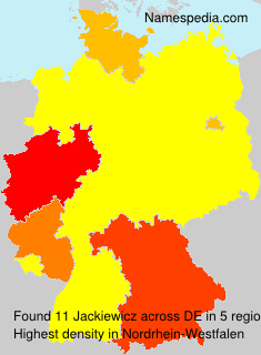 Surname Jackiewicz in Germany Surname Jackiewicz in Germany