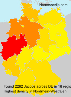 Surname Jacobs in Germany Surname Jacobs in Germany