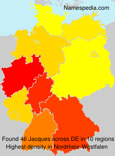 Surname Jacques in Germany Surname Jacques in Germany