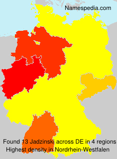 Surname Jadzinski in Germany Surname Jadzinski in Germany