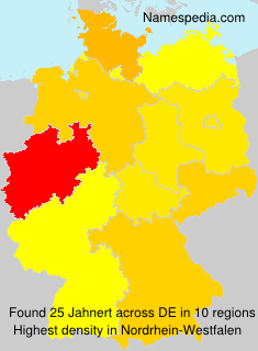 Surname Jahnert in Germany Surname Jahnert in Germany