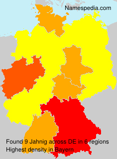 Surname Jahnig in Germany Surname Jahnig in Germany