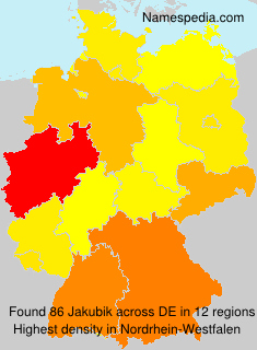 Surname Jakubik in Germany Surname Jakubik in Germany