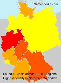 Surname Janic in Germany Surname Janic in Germany