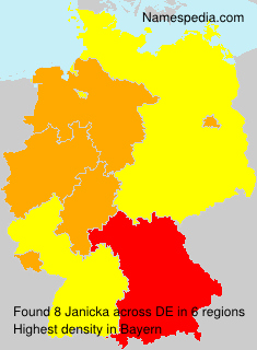 Surname Janicka in Germany Surname Janicka in Germany