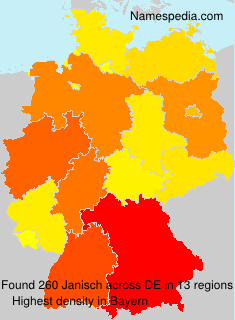 Surname Janisch in Germany Surname Janisch in Germany