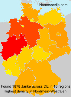 Surname Janke in Germany Surname Janke in Germany