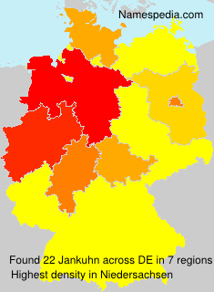 Surname Jankuhn in Germany Surname Jankuhn in Germany