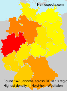 Surname Janocha in Germany Surname Janocha in Germany