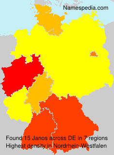 Surname Janos in Germany Surname Janos in Germany