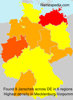 Surname Janschek in Germany Surname Janschek in Germany