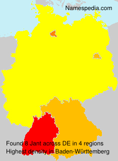 Surname Jant in Germany Surname Jant in Germany