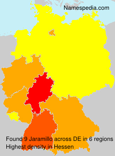 Surname Jaramillo in Germany Surname Jaramillo in Germany