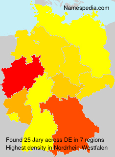 Surname Jary in Germany Surname Jary in Germany