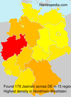 Surname Jasinski in Germany Surname Jasinski in Germany