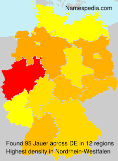Surname Jauer in Germany Surname Jauer in Germany