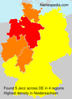 Surname Jecz in Germany Surname Jecz in Germany