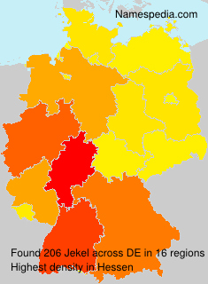 Surname Jekel in Germany Surname Jekel in Germany