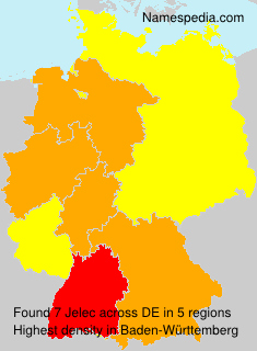 Surname Jelec in Germany Surname Jelec in Germany