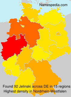 Surname Jelinski in Germany Surname Jelinski in Germany