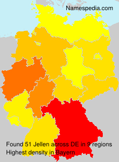 Surname Jellen in Germany Surname Jellen in Germany