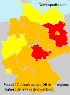 Surname Jelsch in Germany Surname Jelsch in Germany