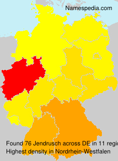 Surname Jendrusch in Germany Surname Jendrusch in Germany