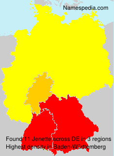 Surname Jenette in Germany Surname Jenette in Germany