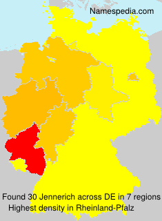 Surname Jennerich in Germany Surname Jennerich in Germany