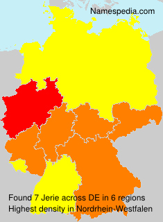 Surname Jerie in Germany Surname Jerie in Germany