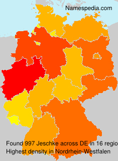Surname Jeschke in Germany Surname Jeschke in Germany