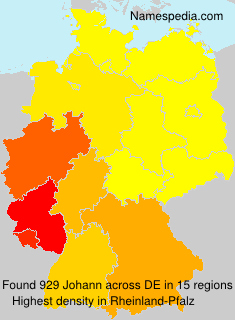 Surname Johann in Germany Surname Johann in Germany
