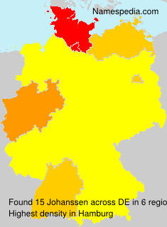 Surname Johanssen in Germany Surname Johanssen in Germany