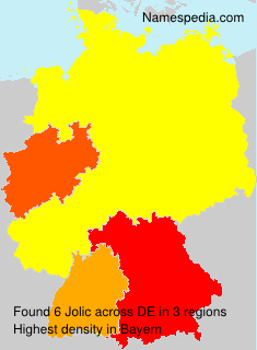 Surname Jolic in Germany Surname Jolic in Germany