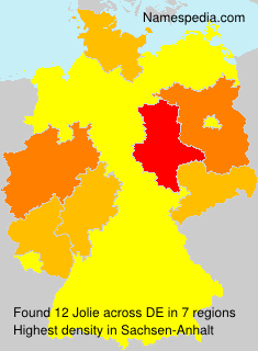 Surname Jolie in Germany Surname Jolie in Germany